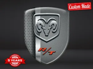 Dodge Silikonaufkleber Rennoptik Premium Fahrzeugaufkleber